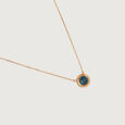 Midnight Firefly Gold & Topaz Pendant with Chain,,hi-res view 3