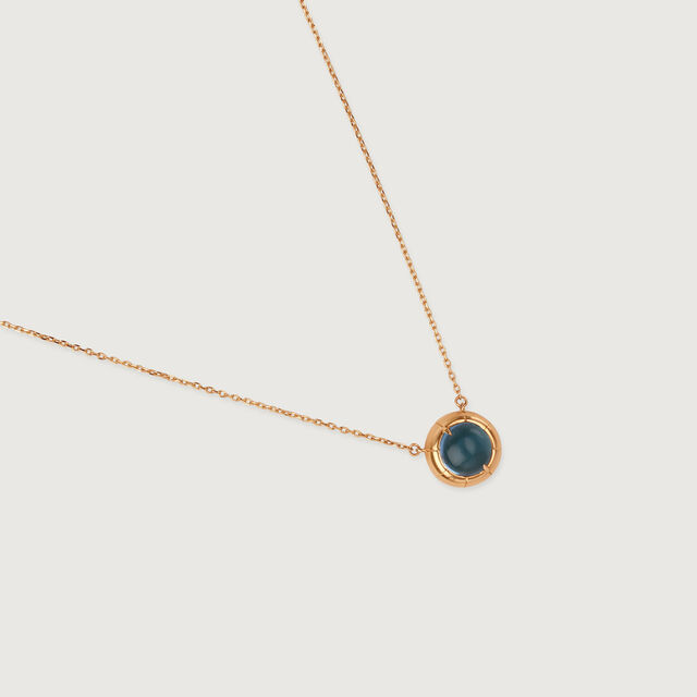 Midnight Firefly Gold & Topaz Pendant with Chain,,hi-res image number null