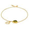14KT Leo Birthstone Yellow Gold Bracelet,,hi-res view 2
