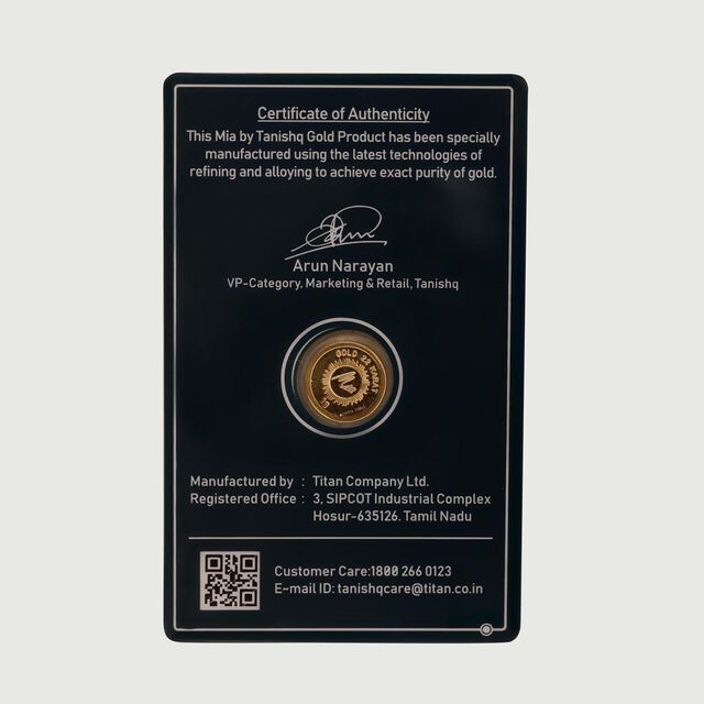 1 GM 22 Karat Stunning Lotus Gold Coin,,hi-res image number null