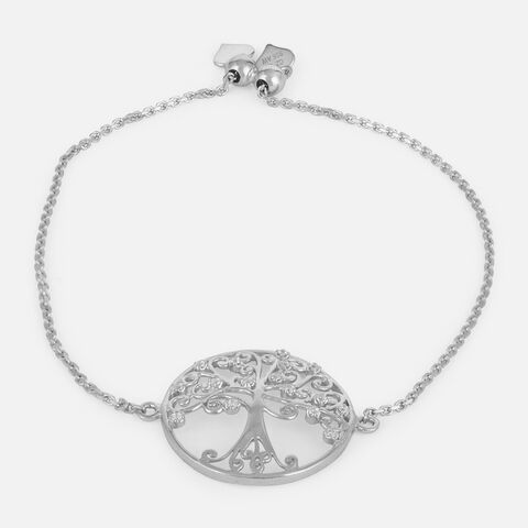 Radiant Tree Silver Bracelet