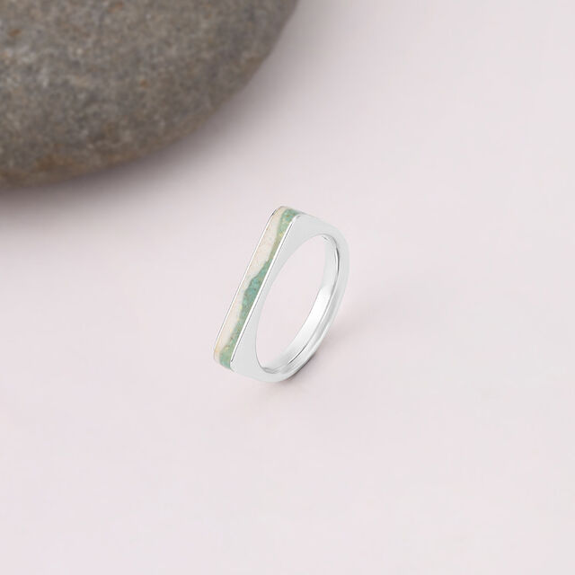 Chic Edge Silver Ring,,hi-res image number null