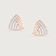 Radiant Grace Gold & Diamond Stud Earrings,,hi-res view 2