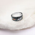 Cosmic Drip Silver Ring,,hi-res view 1