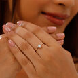 Regal Splendour Solitaire Finger Ring,,hi-res view 2