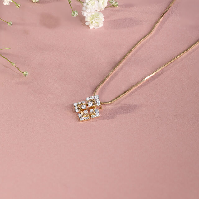 Lippan Shine Gold & Diamond Pendant,,hi-res image number null