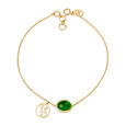 14KT Taurus Birthstone Yellow Gold Bracelet,,hi-res view 2