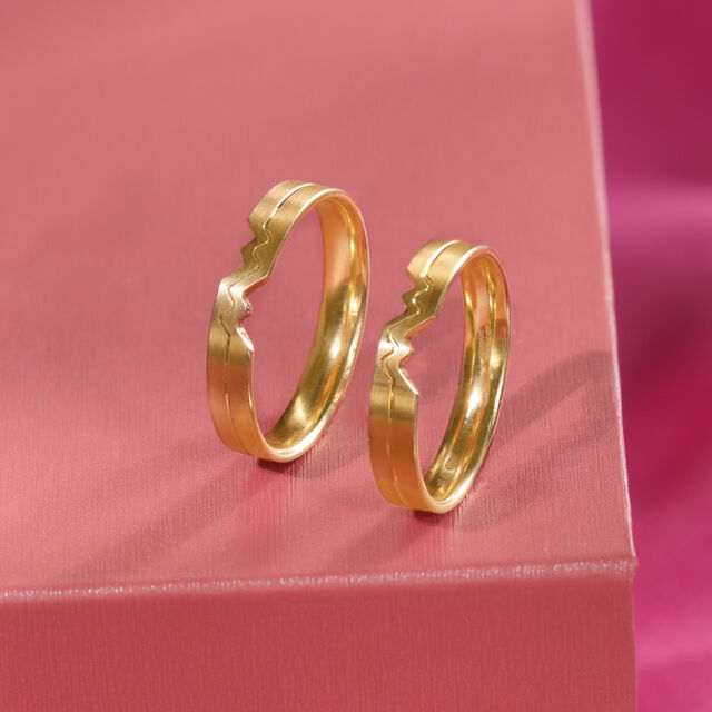 Me & We - Forever Linked 18KT Gold Couple Ring -Single Piece,,hi-res image number null