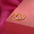 His & Her Edition Band 18KT Gold Couple Ring -Single Piece,,hi-res view 2