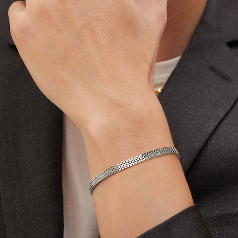 Polished Perfection Silver Bracelet