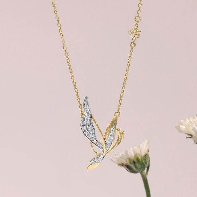 Enchanted Butterfly Diamond Necklace,,hi-res image number null