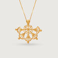 Tarpa Legacy 22KT Gold Pendant,,hi-res view 3