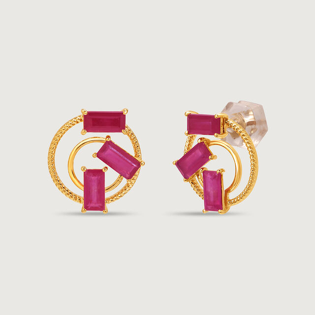 Twilight Tipples 14KT Ruby Stud Earrings,,hi-res image number null