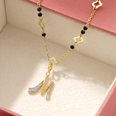 Mia Sutra DIY with Alphabet Charms- M