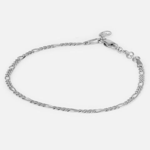 Classic Figaro Silver Bracelet