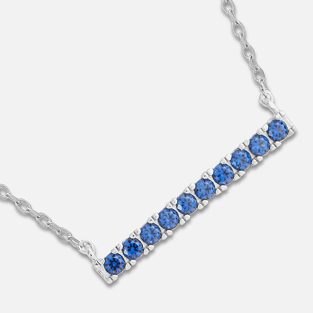 Blue Horizon Silver Necklace,,hi-res image number null