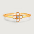 Pearl Adorned Diamond Finger Ring,,hi-res view 2