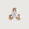 Iconic Shimmer Gold & Diamond Pendant,,hi-res view 3