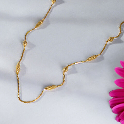 Radiant Twist Gold Chain