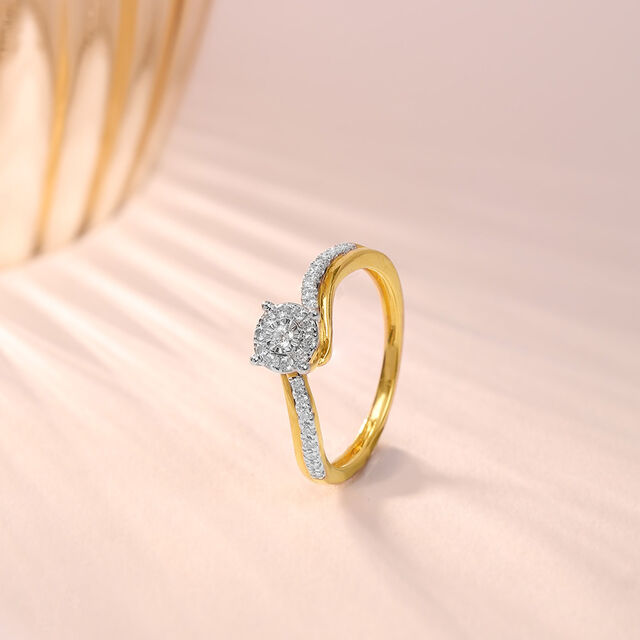Forever Linked Gold & Diamond Finger Ring,,hi-res image number null
