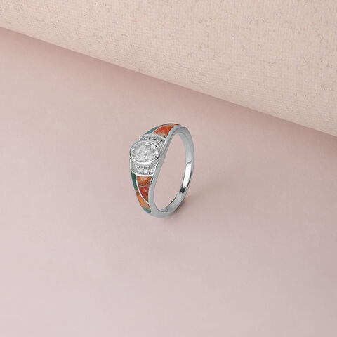 Earthy Chic Silver Ring