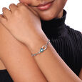 Starry Ocean Silver Bracelet,,hi-res view 2