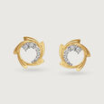 Luminous Flare 14KT Diamond Stud Earrings,,hi-res view 4