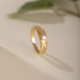 Smooth Moves Gold & Diamond Finger Ring for Men,,hi-res view 1