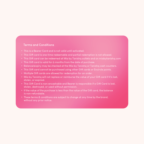 Mia Gift Card