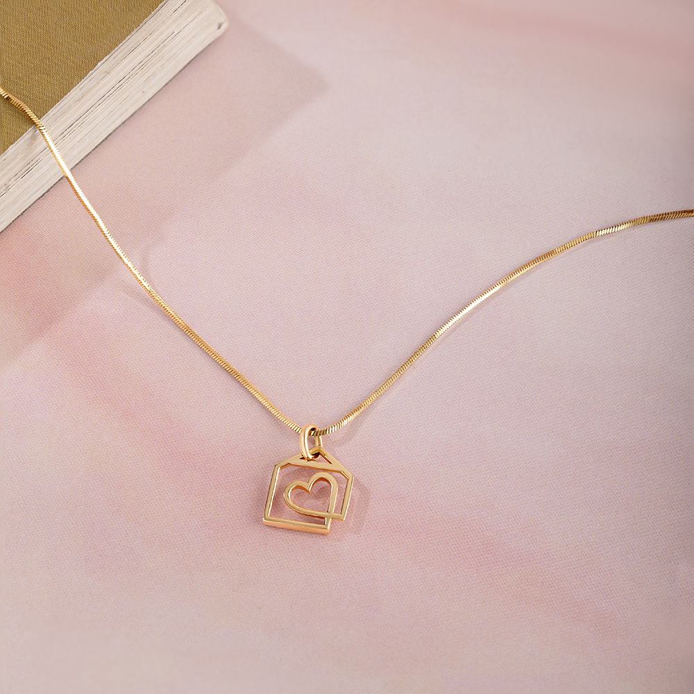 Heart of Home Gold Pendant