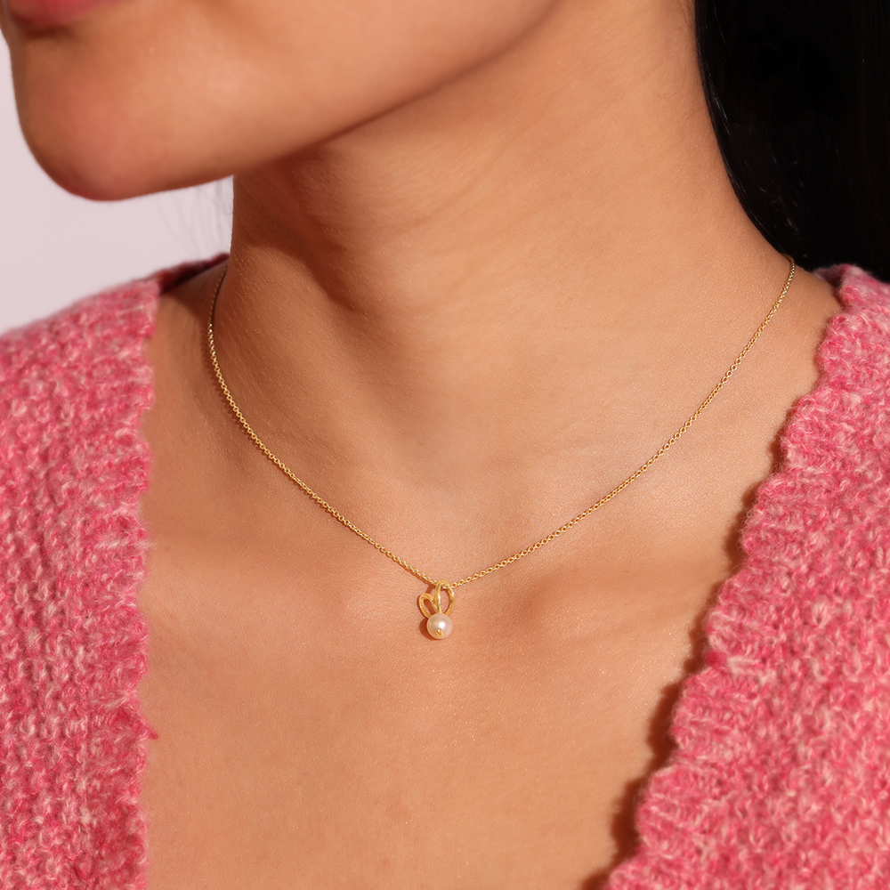 Bunny Love Pearl Pendant