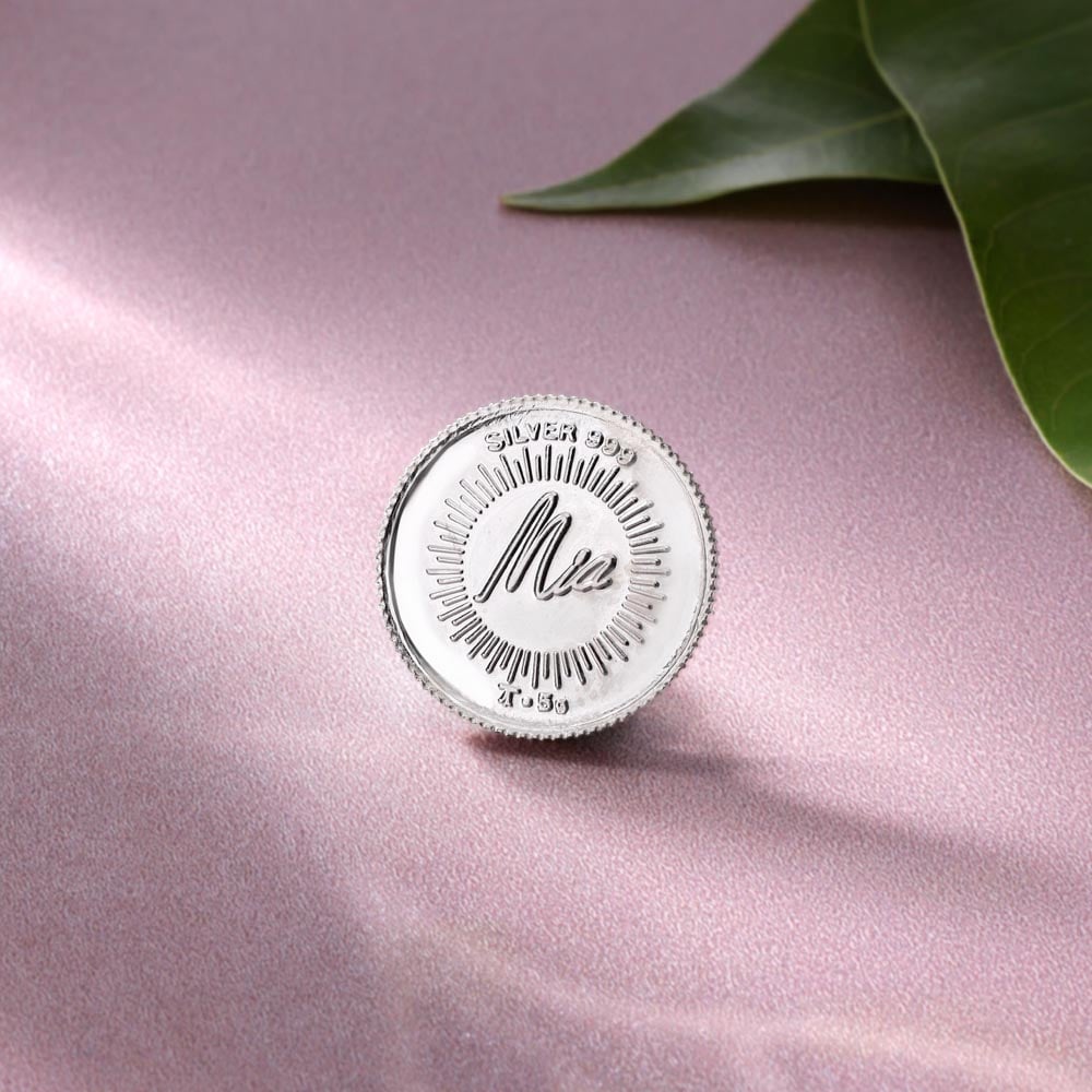 5 GM 999 Lotus Silver Coin