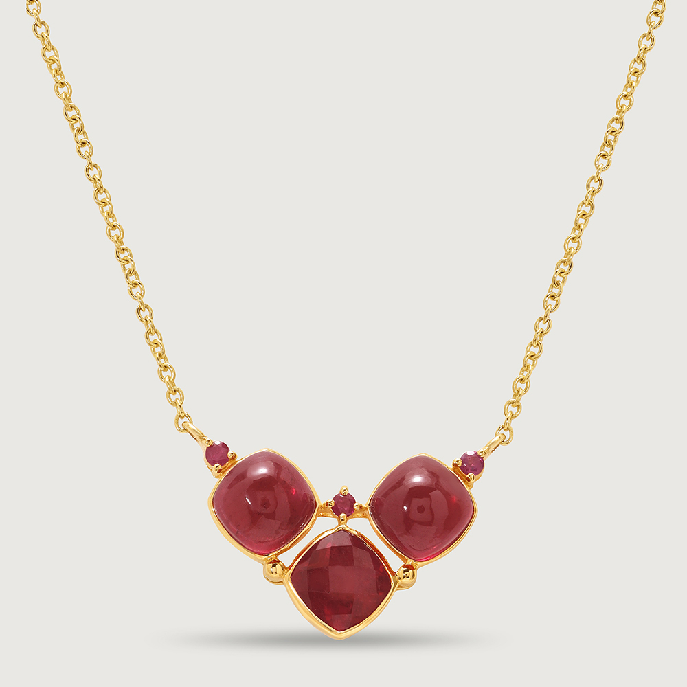 Rhapsody Radiance 14KT Ruby Necklace